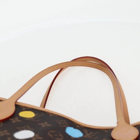 LOUIS VUITTON Monogram Yayoi Kusama Neverfull MM Tote Bag M46381 LV Auth 122877M - Picture 9 of 16